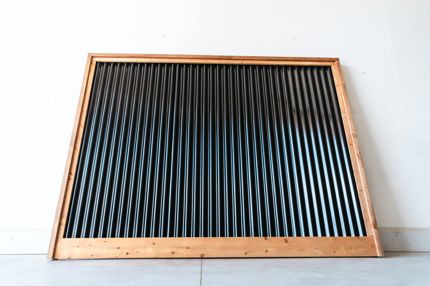 Corrugated Metal Privacy Fence Panels – Treated Wood Frame - Image 90