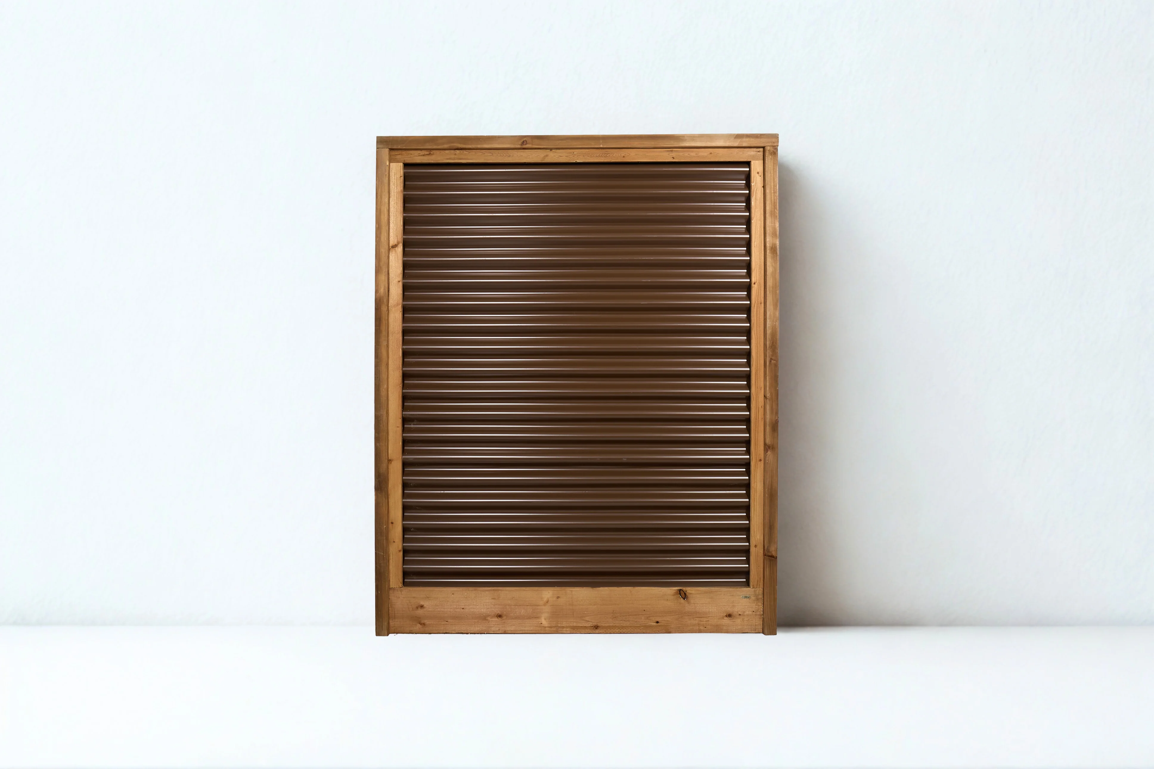 Corrugated Metal Privacy Fence Panels – Treated Wood Frame - Image 24