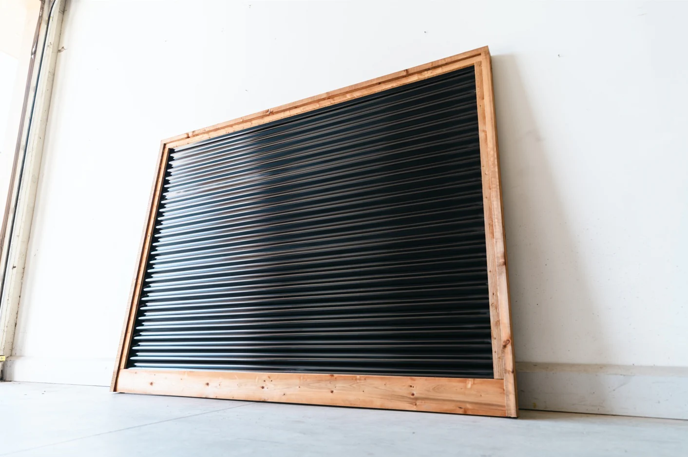 Corrugated Metal Privacy Fence Panels – Treated Wood Frame - Image 92