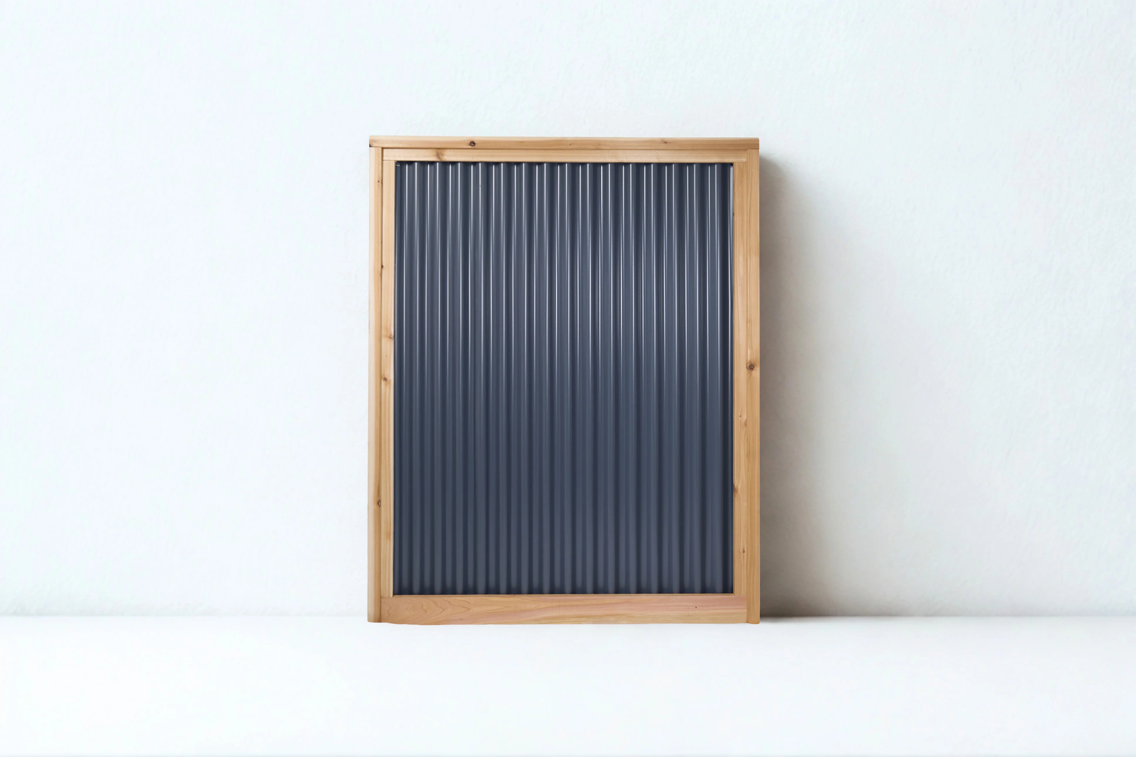 Corrugated Metal Privacy Fence Panels – Cedar Wood Frame - Image 6