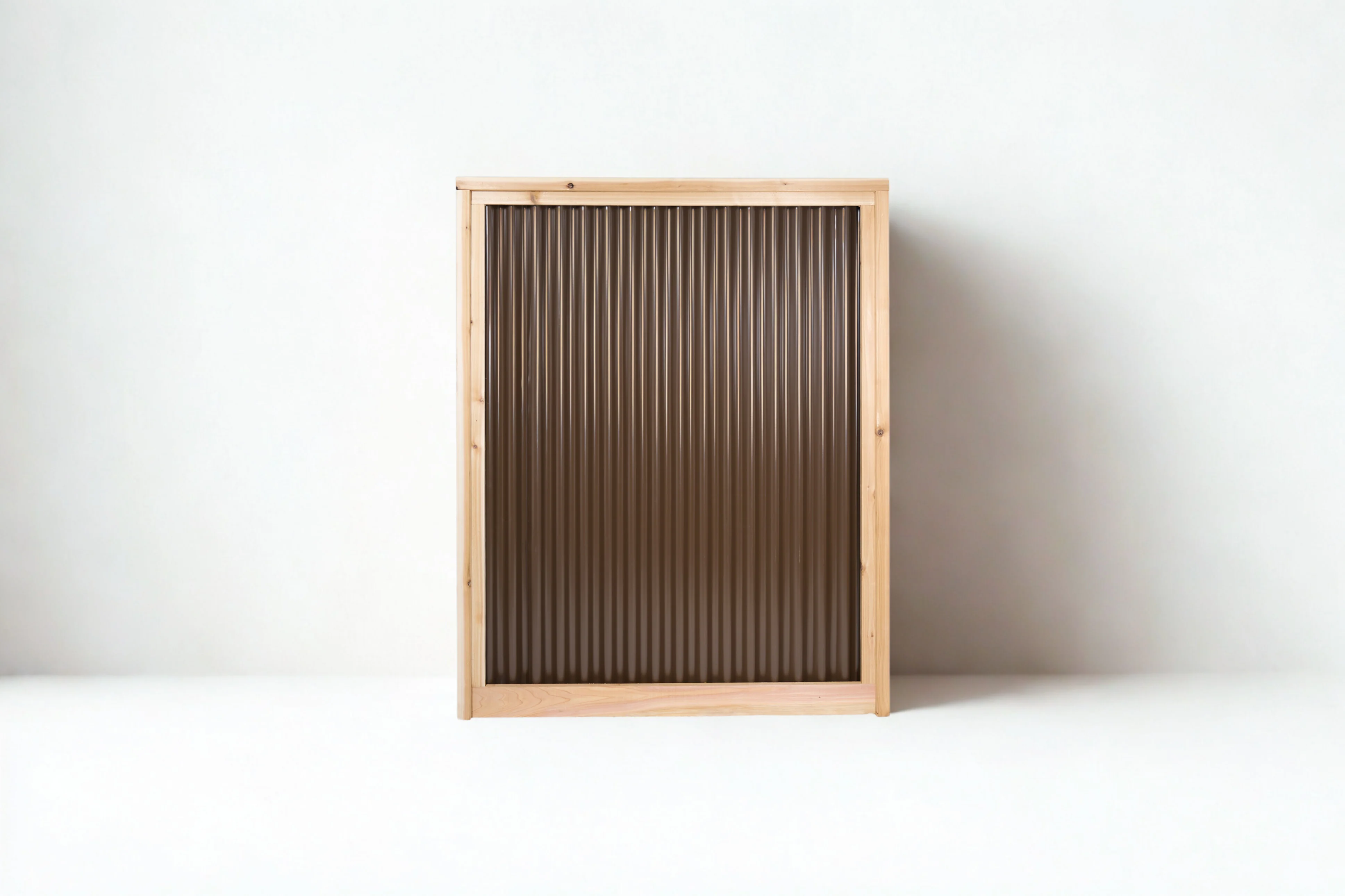 Corrugated Metal Privacy Fence Panels – Cedar Wood Frame - Image 7